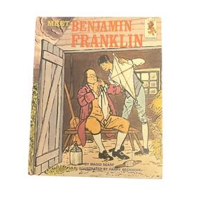 Meet Benjamin Franklin Maggi Scarf Step-Up Books Random House Vintage Hardcover